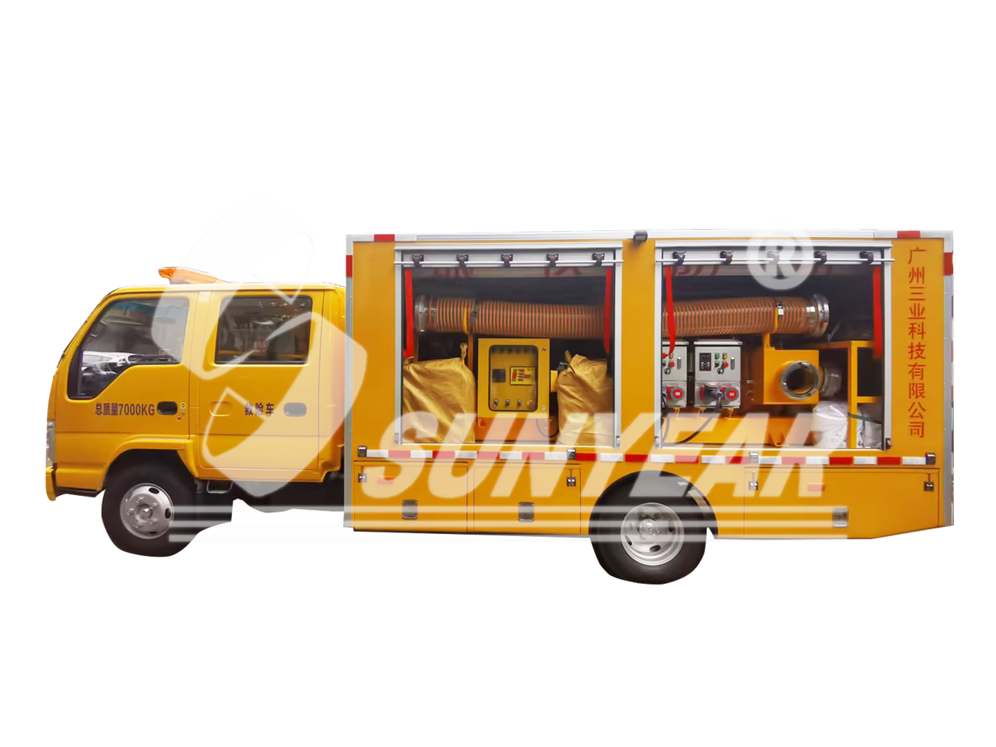抽水發(fā)電-自行走搶險(xiǎn)泵車